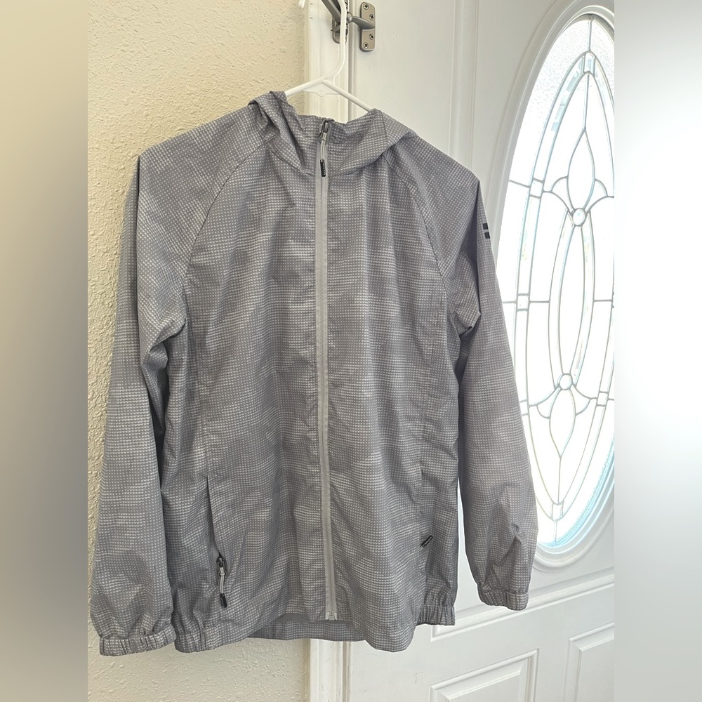 NWOT 🧥 Boys Large Digi Camo Swiss Alps Zip up Windbreaker Jacket.